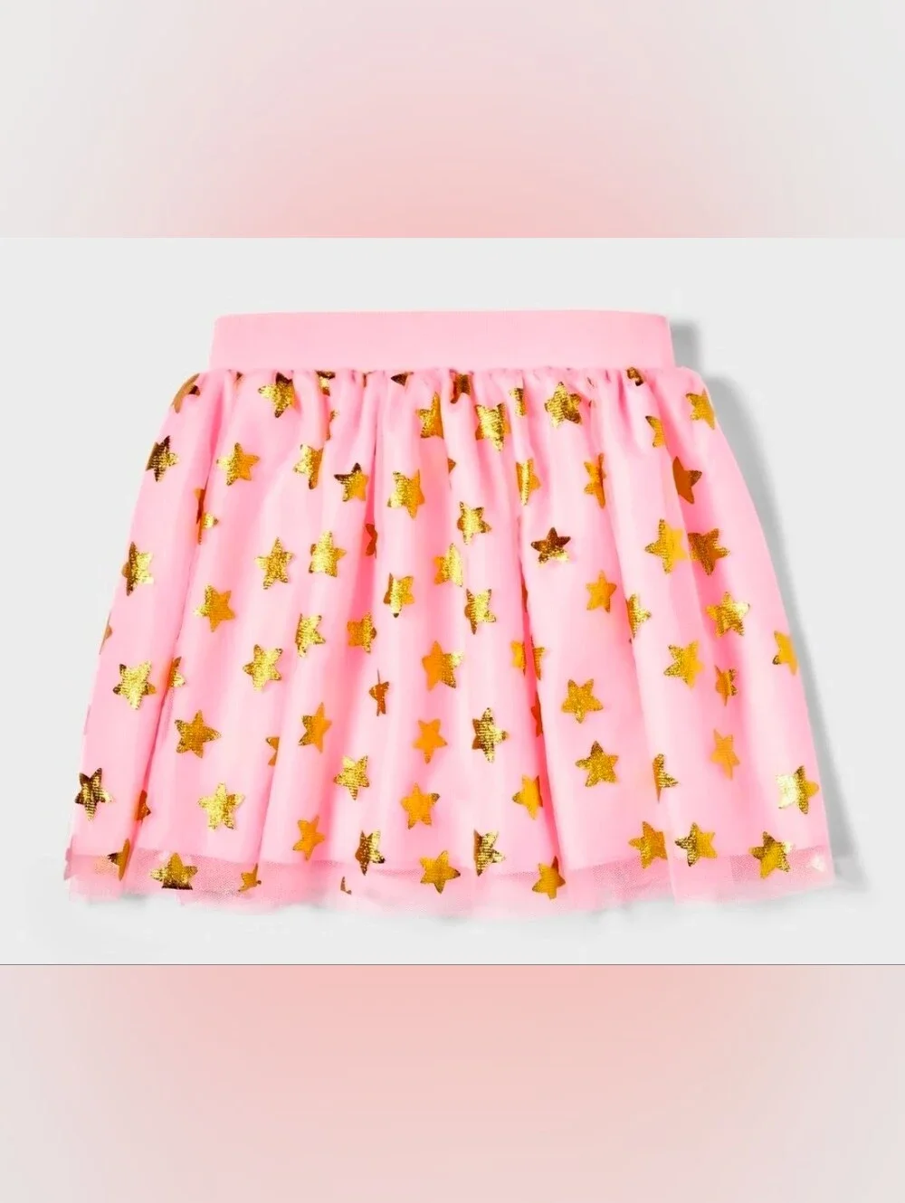 NEW Gigglescape Pretend Play Tutu Pink Gold Stars Girls Adjustable Fit Ages 2-6